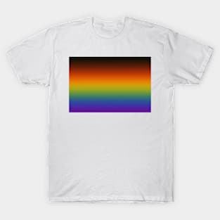 Philadelphia Gay Pride Flag Gradient T-Shirt